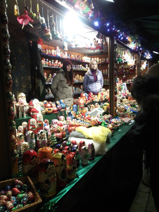 The Christmas Village in Sapporo features a number of novelty stalls - especially from Russia!