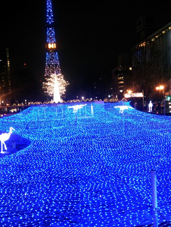 Christmas Light Show in Sapporo 2013